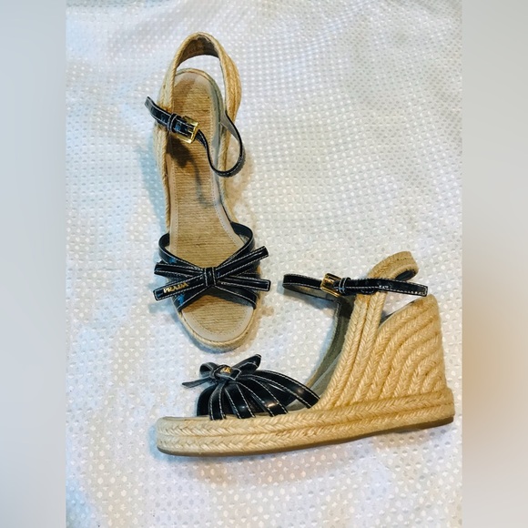 Prada wedges sandals - Picture 1 of 13